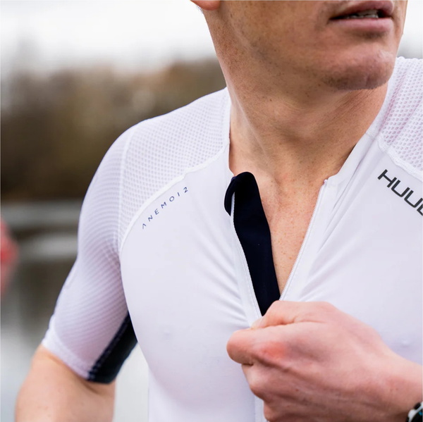 2026 Huub Mens Anemoi 2 SUB22 Trisuit ANESUB22FLNW - Dark Navy / White